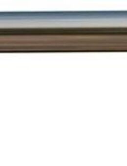 indeko Gardinenstange Linz, Ø 20 mm, 1-läufig, Wunschmaßlänge, mit Bohren, verschraubt, Stahl, Komplett-Set inkl. Montagematerial