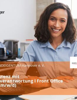 Teamassistenz mit Empfangsverantwortung I Front Office Manager (m/w/d) - Hannover