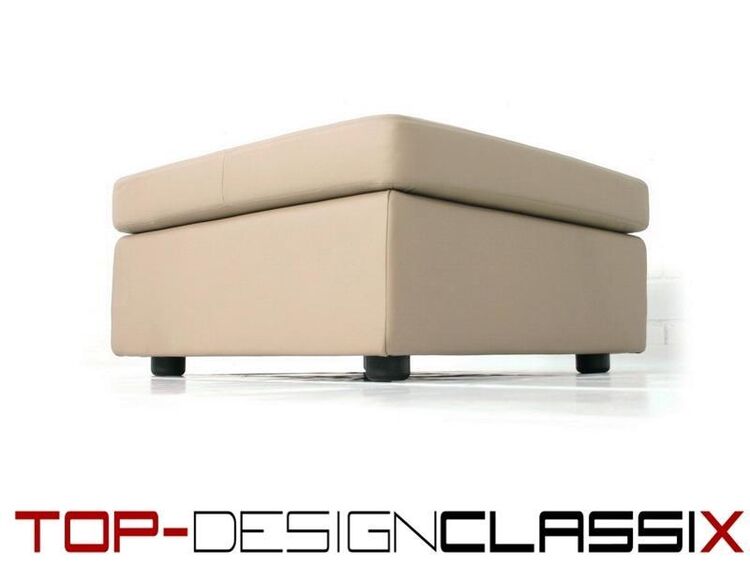 wie neu! COR Conseta Leder Pouf Hocker F. W. Möller Ausstellungszustand Sofa Sessel - Hamminkeln Zentrum