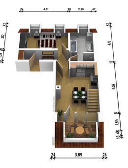 Erstbezug: Schöne 2,5 Raumwohnung Maisonette zu vermieten - Dresden