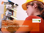Wartungstechniker im Bereich Folien (m/w/d) - Herten