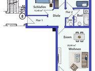 3-Zimmer-Wohnung mit Südterrasse in ruhiger Lage Erlangen-nördiche Innenstadt - Erlangen