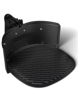Philips Pizzablech HD9963/00, Pizza & Grill Airfryer Zubehör, Aluminium, kompatibel mit Philips Airfryer Combi 7000 Series, spülmaschinenfest