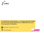 Produktionsmitarbeiter / Fertigungsmitarbeiter (m/w/d) für Seilereitechnik, Hebetechnik und Zurrsystem-Produkte - Burladingen