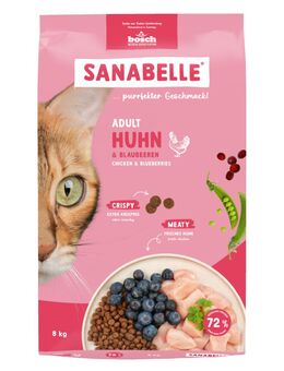 Sanabelle Adult mit Huhn & Blaubeeren - 8 kg