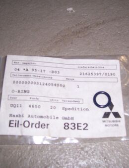 3124054500 O-Ring, Ventilsteuerung Mitsubishi Pajero/Pajero Sport - Hannover Vahrenwald-List