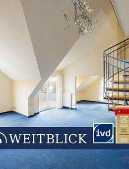 WEITBLICK: 123 m² Wohn- und Nutzfläche im Maisonette Traum - Markgröningen