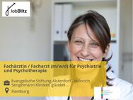 Fachärztin / Facharzt (m/w/d) für Psychiatrie und Psychotherapie - Hamburg