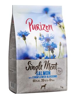 1 kg Purizon zum Probierpreis! - Adult Single Meat: Lachs mit Spinat und Kornblumenblüten