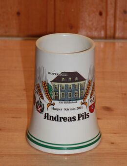 Andreas Pils 2001 Bierkrug Steinzeug Steingut Keramik 0,5 L neuwertig sahm - Borken