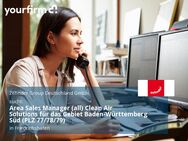 Area Sales Manager (all) Clean Air Solutions für das Gebiet Baden-Württemberg Süd (PLZ 77/78/79) - Friedrichshafen