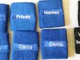 2 x Schweissband bestickt mit Buchstabe oder Name oder in 70182