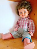 alte Schildkröt Puppe 1960 freundlich Haare Spielzeug & Sammeln in 56077