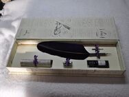 Kalligraphie Set 0201 violett mit Gänseschreibfeder und 10 ml Tinte  in einer Geschenkbox - Aschaffenburg
