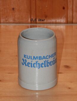 Kulmbacher Reichelbräu Bierkrug 0,5 l Masskrug Steinzeug Steingut Keramik neuwertig - Borken