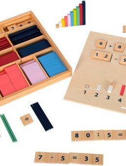 Small Foot Lernspielzeug Lernbox Rechenstäbchen - Educate (461-St), FSC® - schützt Wald weltweit