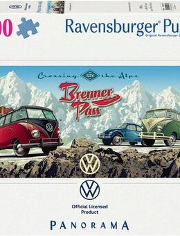 Ravensburger Puzzle Panorama, Mit dem VW Bulli über den Brenner, 1000 Puzzleteile, Made in Germany