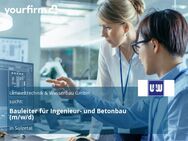 Bauleiter für Ingenieur- und Betonbau (m/w/d) - Sülzetal