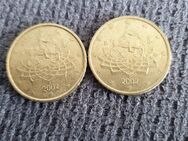 50 Cent Münze aus dem Jahr 2002 Italien - Tübingen