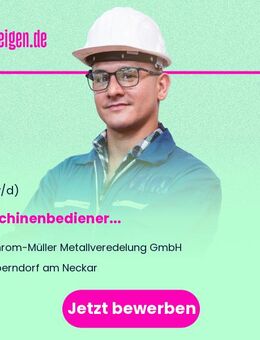 Maschinenbediener (m/w/d) - Oberndorf (Neckar)