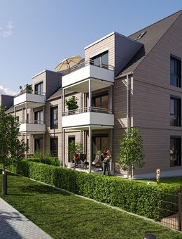 Bezugsfertig: 4-Zimmer-Erdgeschosswohnung mit großem Privatgarten - Eggolsheim