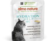5 + 1 gratis! 6 x 50 g Almo Nature HFC Hydration Help - Sardinenbrühe mit Sardinen