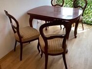 Biedermeier 5 Stühle und Esstisch ca. 1850 - Ladenburg