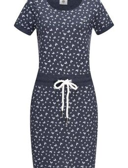 PEAK TIME Sommerkleid L80023 leichtes Jersey Strandkleid mit Kordel
