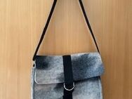 Tasche Wollfilz gefüttert - Kerben