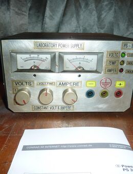 Trafo- geregeltes Netzteil Ladegerät PS 303-0- 30V /0-3A DC - Büttelborn