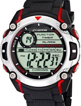 CALYPSO WATCHES Chronograph Digital For Man K5577/4, Armbanduhr, Quarzuhr, Herrenuhr, digital, Datum, Stoppfunktion