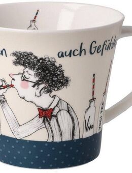 Goebel Tasse Barbara Freundlieb, Porzellan, Coffee-/Tea Mug, Barbara Freundlieb - "Männer haben Gefühle"