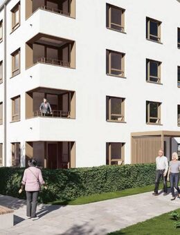 Hell und freundlich! Großzügige Neubau-Eigentumswohnung mit 3,5-Zimmern und Sonnenbalkon - Laupheim