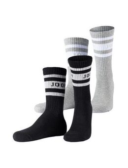 JOOP! Tennissocken premium essentials (2 Paar) am Bund mit Logoschriftzug