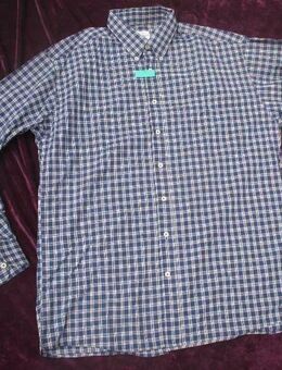 NEU mit Etikett * Edel * Business * Freizeit * Karo * Langarm * Hemd "Karl Lagerfeld * Paris" Original * Gr. 41- 42, 43 * 52- 54, 56/ L- XL * mittel- blau * cremè- beige * - Riedlingen