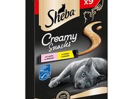 Sheba Creamy Snacks - Huhn und Lachs (63 x 12 g)