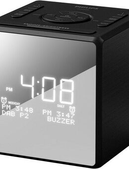 Philips TAR 4600 Uhrenradio (Digitalradio (DAB), UKW mit RDS, 1,4 W)