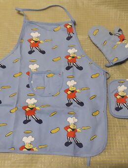 Kinderschürze, Topflappen und Handschuh Set - Garbsen