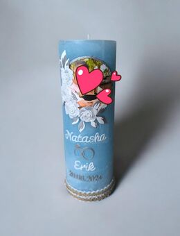 Hochzeit, Kerzen, personalisiert, Geschenkidee - Rieschweiler-Mühlbach