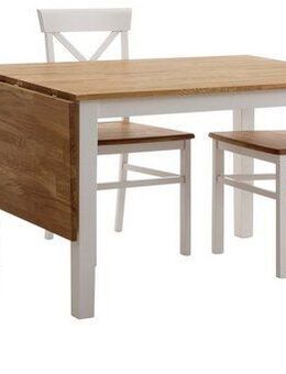 Home affaire Essgruppe Samba, (Set, 5-tlg), mit ausklappbarem Esstisch