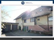 Wohnen mit Komfort: Großes Haus mit Garten, Anbau, Hobbyraum und 2 Garagen - Karlsbad