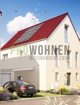 informieren, reservieren, einziehen, wohlfühlen; 5 neugebaute Häuser freuen sich auf Sie; HsNr 4 - Eschau