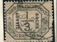 AD-NDP-Dienstmarke 1/3 GR.,1870,MI:DE 2,  Lot 547