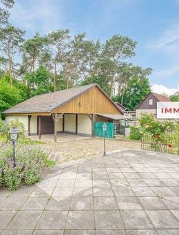 IMMOBERLIN.DE - Ansprechendes Haus mit Westgarten & Garage in harmonischer Lage - Luckenwalde