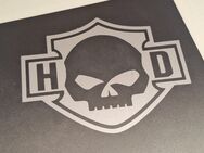 4 Aufkleber Harley Davidson, Vinyl mit Aluminium-Optik - Kleve (Nordrhein-Westfalen)