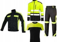 Premium ARBEITSHOSE mit Jacke Shirt Starter Set für Montagearbeiter neon2 - Wuppertal