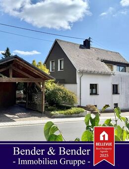 Traumhafter Ausblick, stadtnahe Lage: Einfamilienhaus für Paare & Kleinfamilien! - Bad Marienberg (Westerwald)