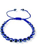 Blaues Armband mit Nazar Boncuk Blaue Auge Perlenoptik Geflochten 8,90 €* in 78052