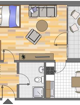 Demnächst frei! 1-Zimmer-Wohnung in Dortmund Hörde - Dortmund