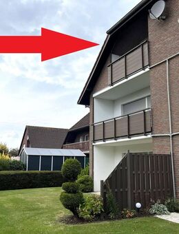 Dachgeschosswohnung mit Loggia, Ferienvermietung möglich - Wittmund